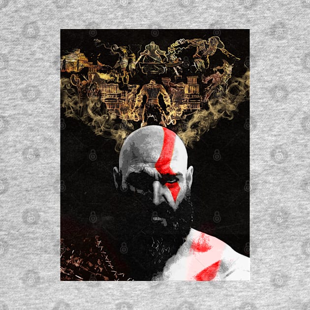 Kratos God Of War by Insanity_Saint